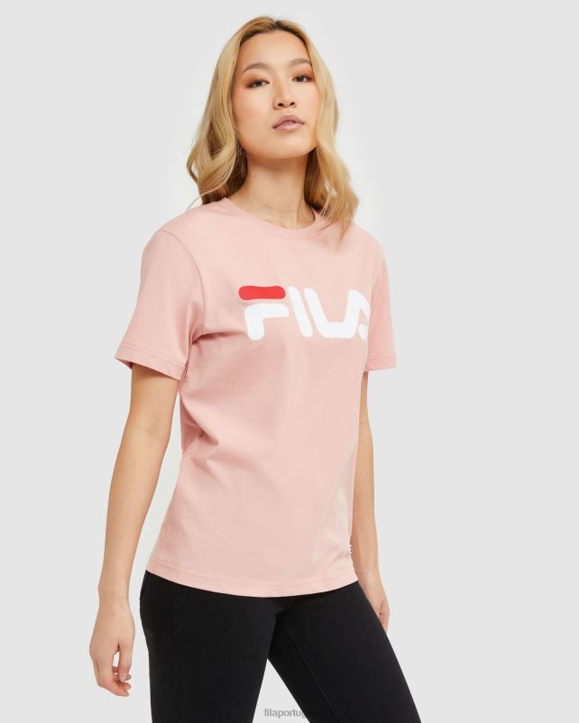 PPH0J2443 rosa suave FILA camiseta fila classic unissex rosa