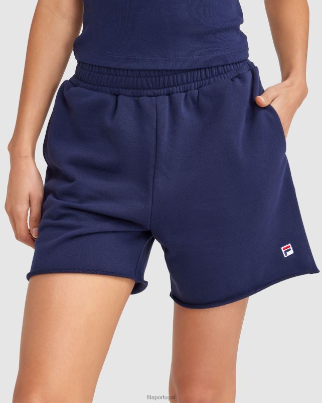 PPH0J2835 nova marinha FILA short feminino fila azul marinho