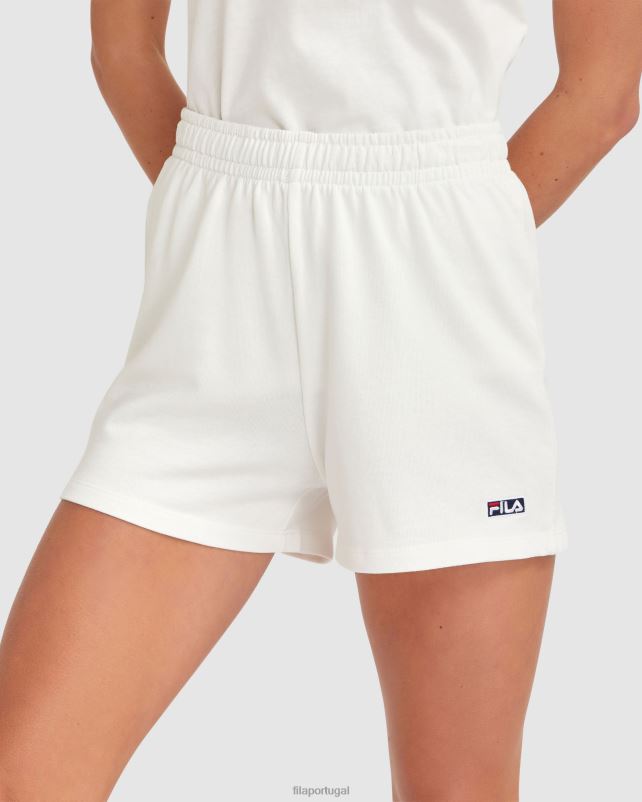 PPH0J2844 branco FILA fila imogen short branco feminino