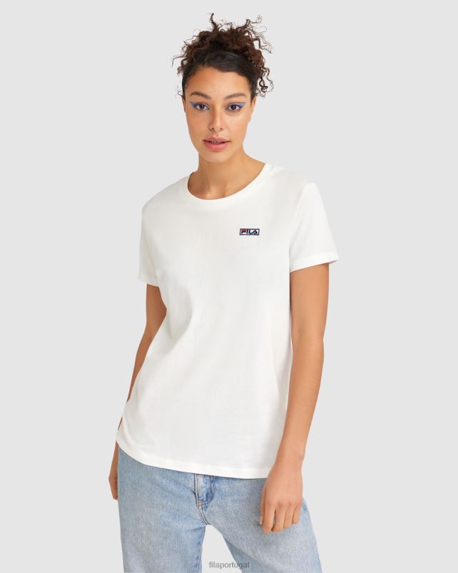 PPH0J2846 branco FILA camiseta fila branca feminina imogen