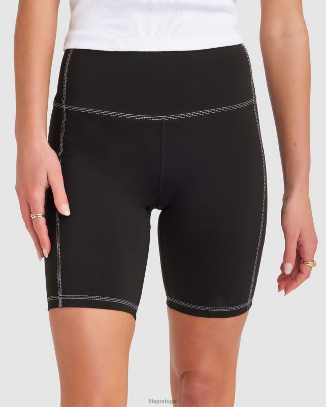 PPH0J2855 preto FILA short feminino chiara fila preto