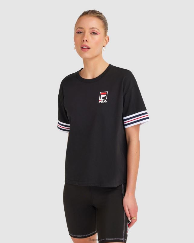 PPH0J2861 preto FILA camiseta chiara feminina fila preta