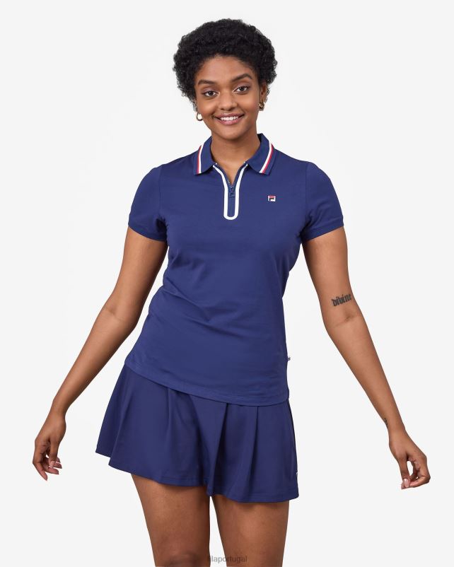 PPH0J2921 nova marinha FILA monica polo nova fila azul