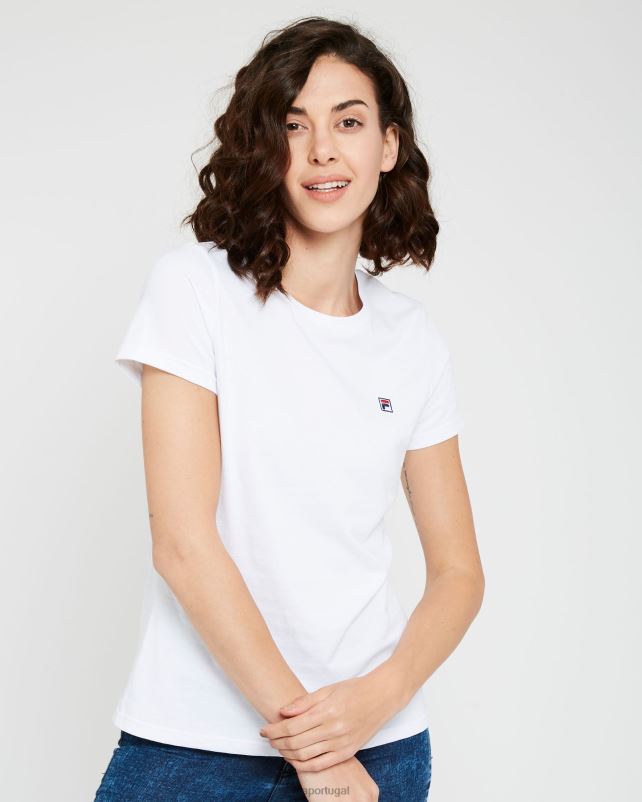 PPH0J2942 branco FILA camiseta volara feminina fila branca