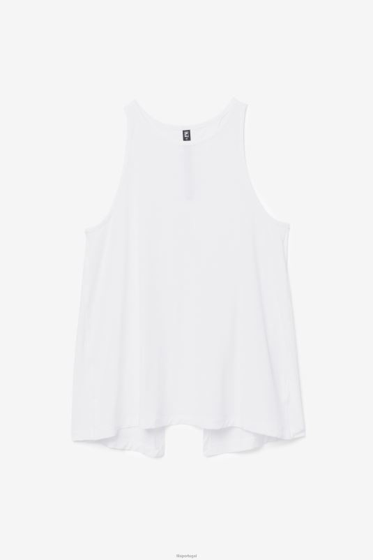 PPH0J1861 branco FILA fila fi-lux open back tank top branco