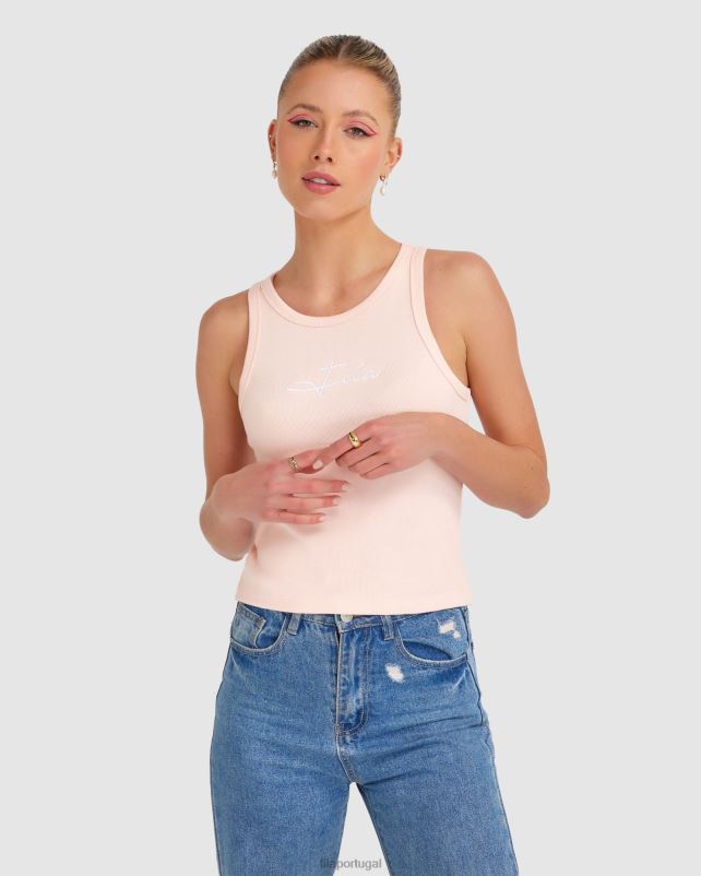 PPH0J2840 conto de fadas FILA regata feminina cinzia rib fila fairytale