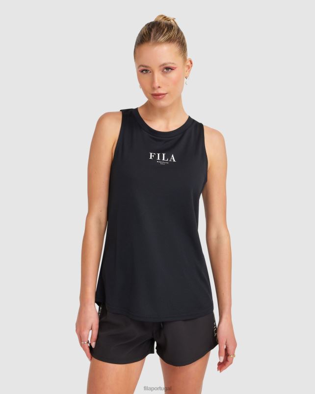 PPH0J2864 preto FILA regata elektra feminina fila preta