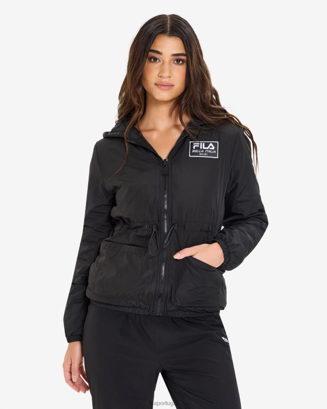 PPH0J2978 preto FILA tash feminino reversível jkt fila preto