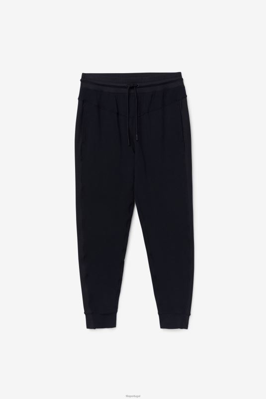 PPH0J2009 preto FILA fi-lux texturizado jogger preto fila