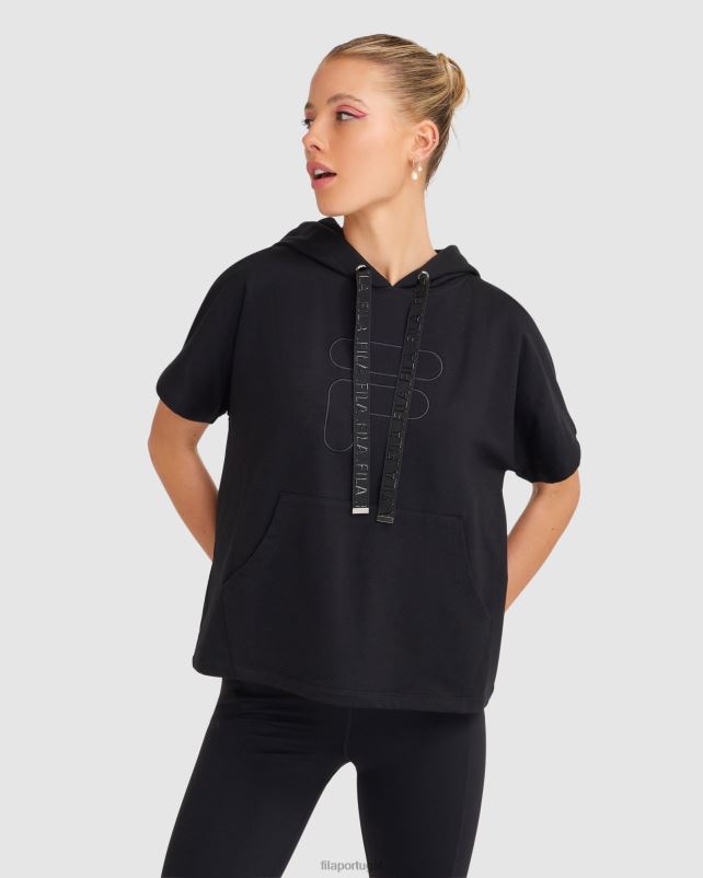 PPH0J2814 preto FILA fila spencer ss com capuz feminino preto