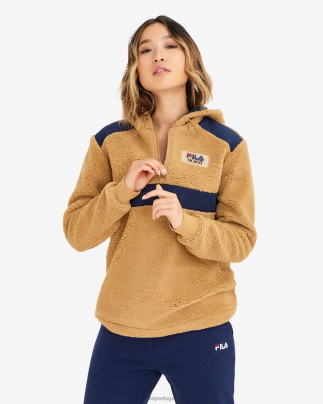 PPH0J2880 Urso de pelúcia FILA teddy feminino janet teddy qtr zip fila
