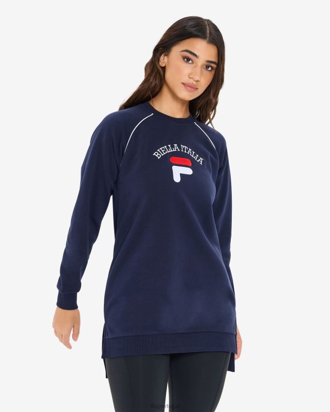 PPH0J2958 nova marinha FILA nova túnica fila fila amara feminina azul marinho