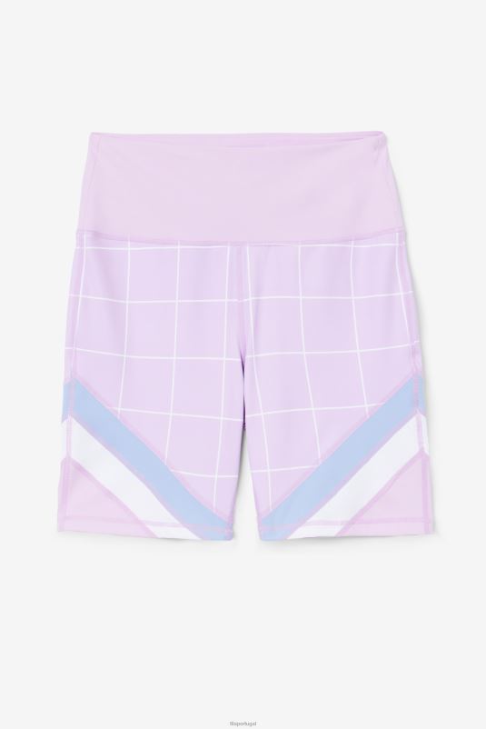 PPH0J1576 orquídea/azul/branco FILA short bike fila orquídea/azul/branco yareli