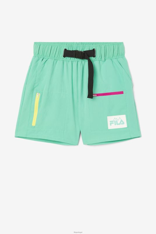 PPH0J1602 verde marinho FILA short fila jordyna verde marinho