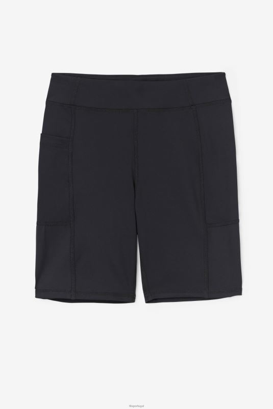 PPH0J1613 preto FILA short tiana bike preto fila