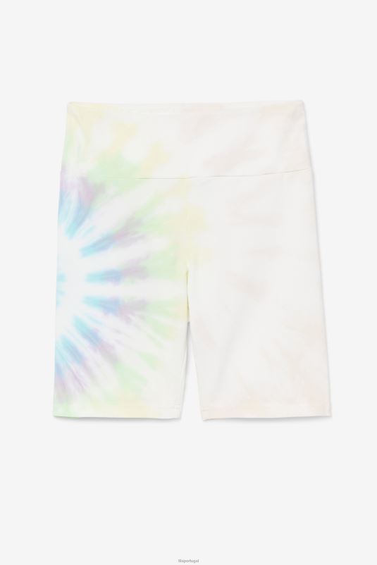 PPH0J1676 tie-dye creme duplo FILA Taima Tie Dye Bike Short Fila Double Cream Tie Dye