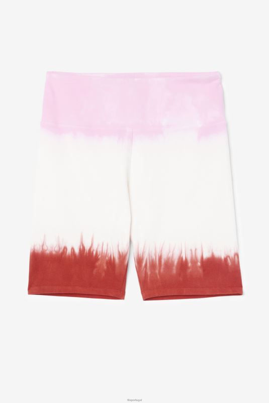 PPH0J1682 pirueta/branco/vermelho terra FILA short taima tie dye bike fila pirouette/branco/vermelho terra