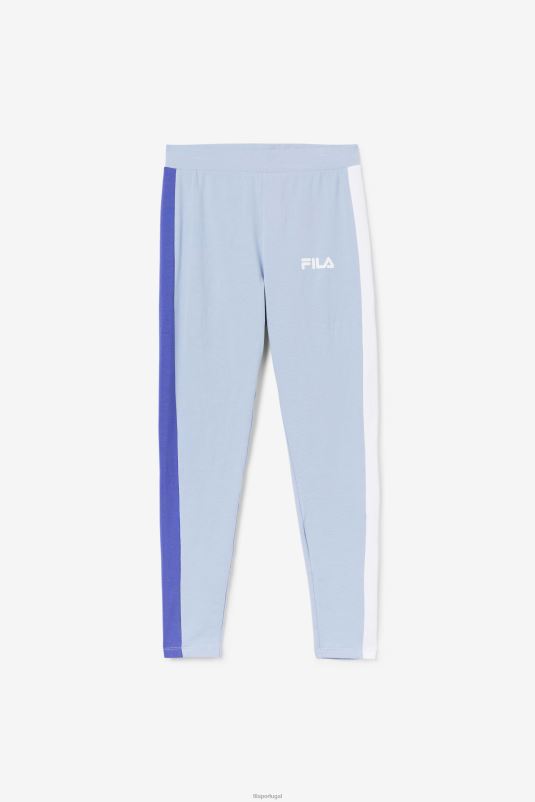PPH0J1724 azul/branco/azul FILA legging misericórdia fila azul/branco/azul