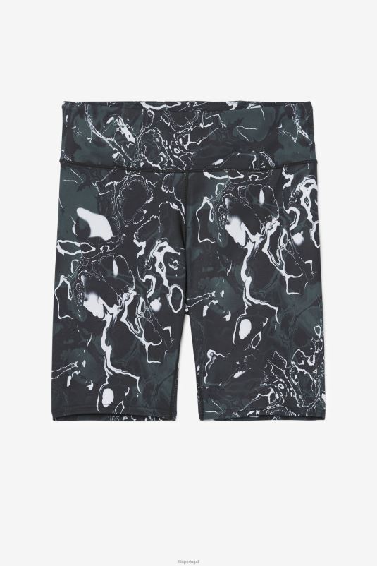 PPH0J1947 mármore preto FILA bermuda bike fila forza 8inch preta mármore