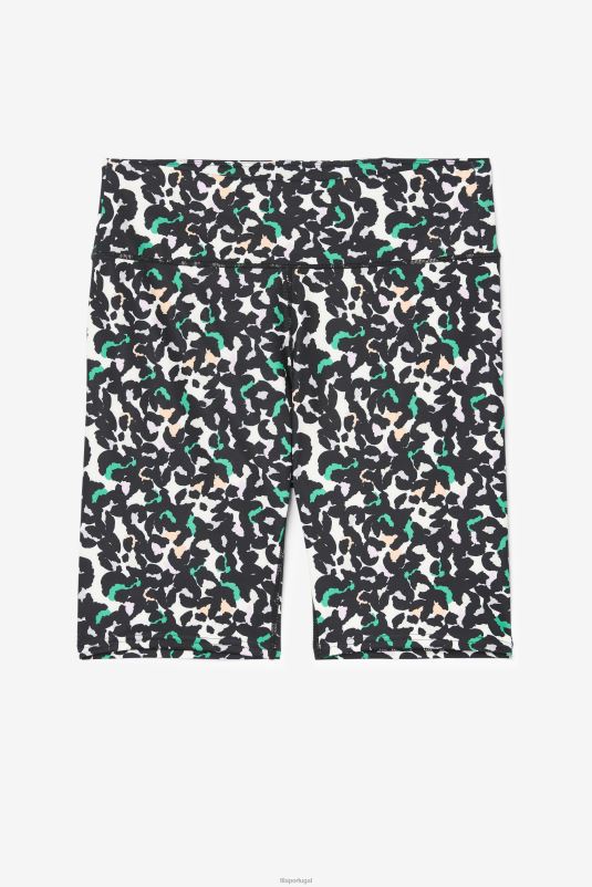 PPH0J1953 animal preto FILA short bike fila forza 8inch animal preto