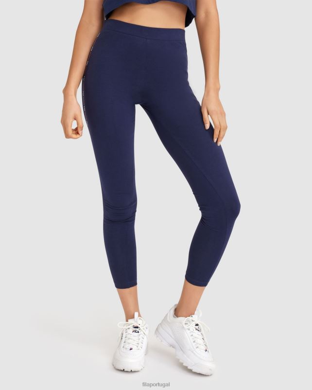 PPH0J2801 marinha FILA legging fox luva feminina fila azul