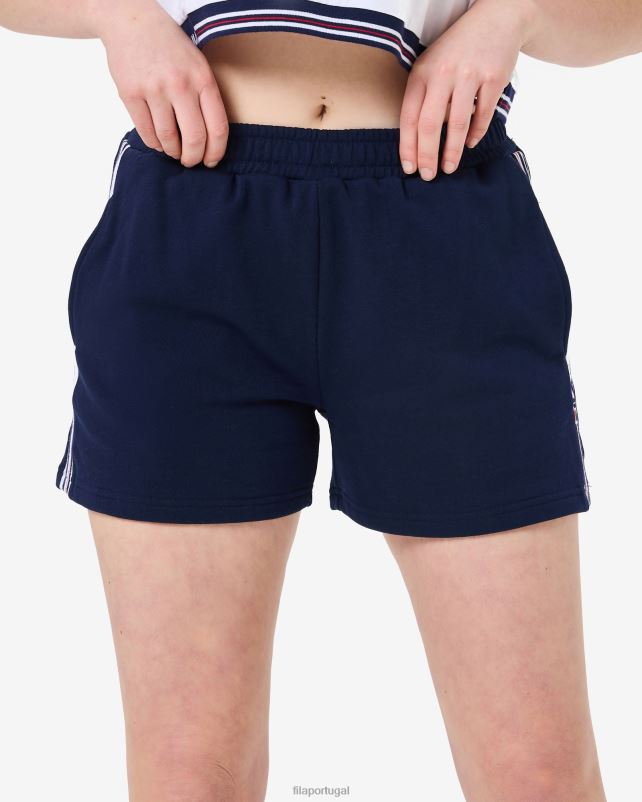 PPH0J2993 nova marinha FILA shorts lia feminino fila azul marinho