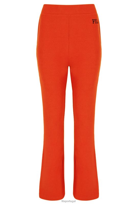 PPH0J3396FILA calça flare feminina luna com costela grossa