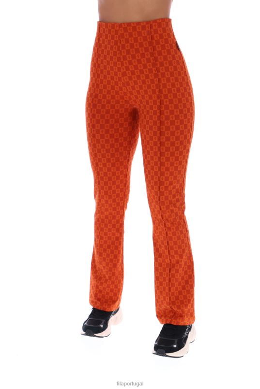 PPH0J3410FILA calça flare elizabeth fila