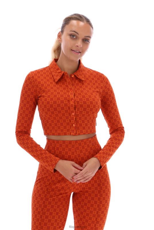 PPH0J3414FILA camisa polo cropped fila