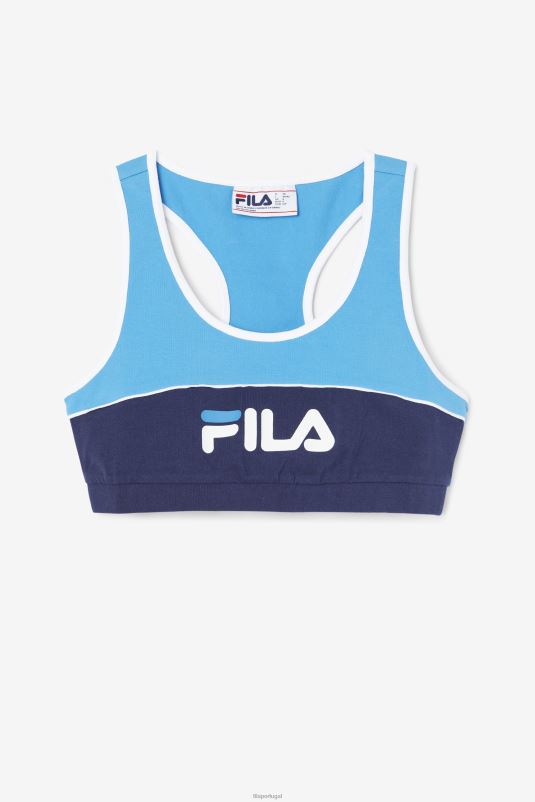 PPH0J1442 azul francês FILA top de sutiã kairi fila azul francês