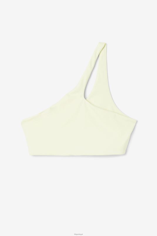 PPH0J1471 amarelo macio FILA fila kady sutiã assimétrico top tender amarelo
