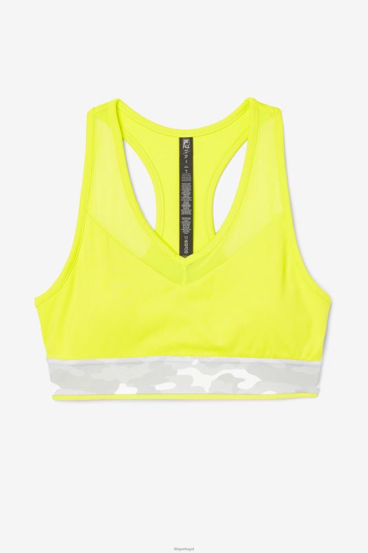 PPH0J1807 enxofre FILA fila uplift racerback bra top enxofre