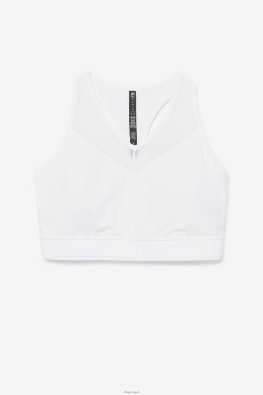 PPH0J1847 branco FILA top uplift racerback branco fila
