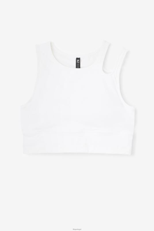 PPH0J1854 branco FILA sutiã branco uplift slice crop top fila
